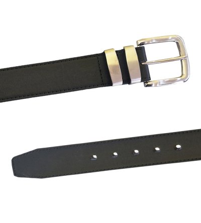 NOAH-D555 Double Metal Loop Fashion Belt 3.8cm Width