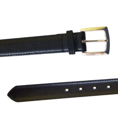 LEWIS-D555 Square Buckle Plain Belt 2.9cm Width