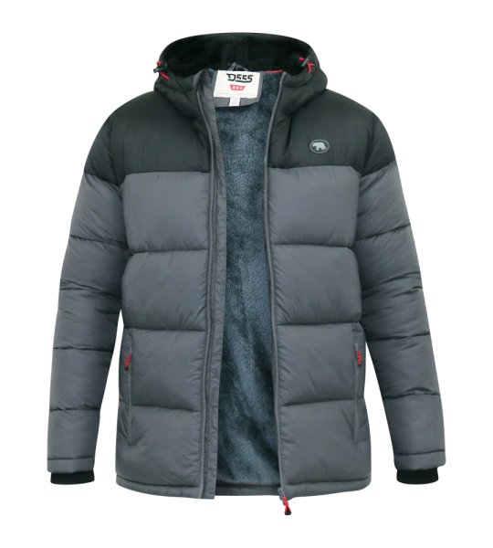 WORRALL Quilted Puffer Jacket With Full Sherpa Lining