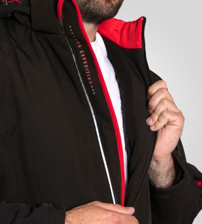 FRETWELL-D555 Padded Soft Shell Jacket With Detachable Hood