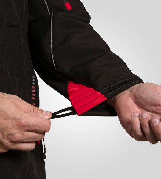 FRETWELL-D555 Padded Soft Shell Jacket With Detachable Hood