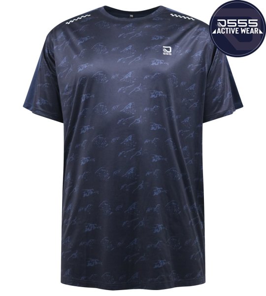 SOLIHULL-D555 Dry Wear Light Weight Poly Stretch Crew Neck T-Shirt