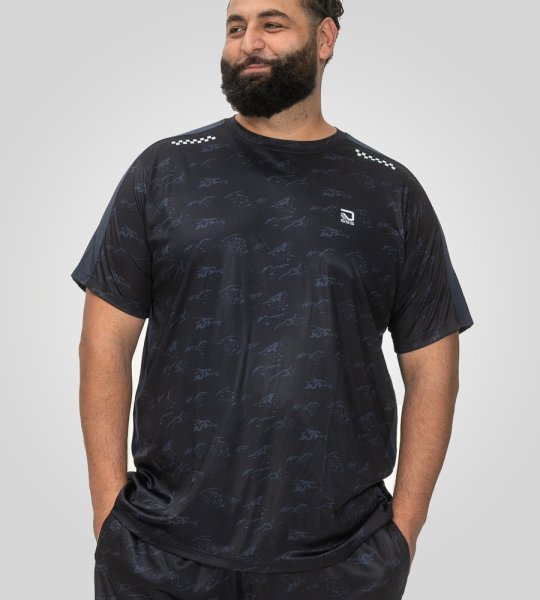 SOLIHULL-D555 Dry Wear Light Weight Poly Stretch Crew Neck T-Shirt