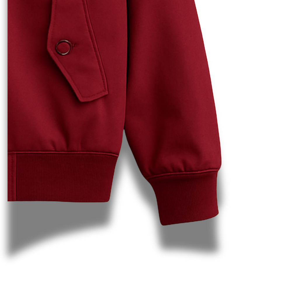 Men’s Classic Harrington Jacket – Tartan Lining, Lightweight Casual Outerwear