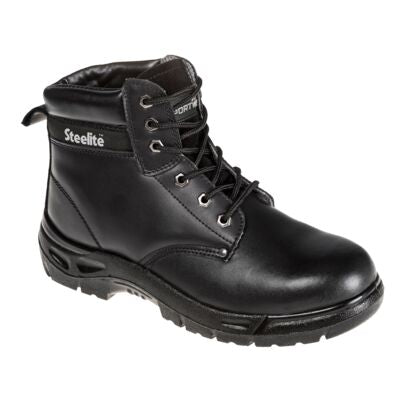 Steelite  Action Leather Ankle Boot S3 SR – Affordable Safety Work Boots with Steel Toe, FW03