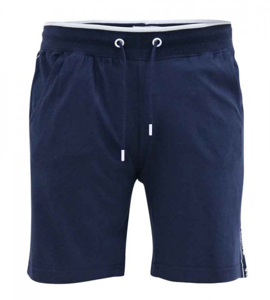 BRANTHAM-D555 Couture Elasticated Waistband Shorts With Branded Side Panels