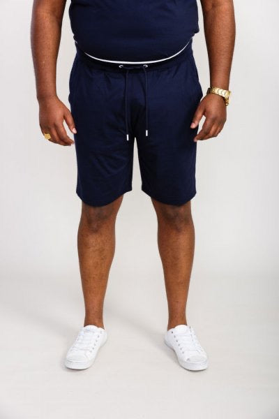 BRANTHAM-D555 Couture Elasticated Waistband Shorts With Branded Side Panels