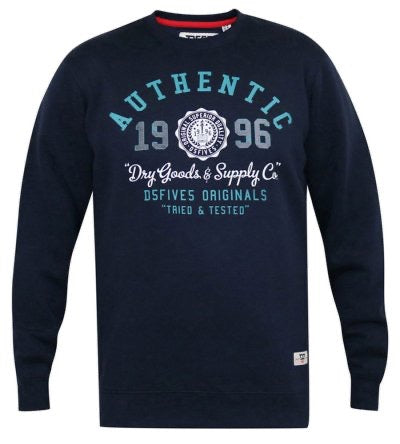 KEYWORTH-D555 Authentic Printed Crew Neck Sweatshirt
