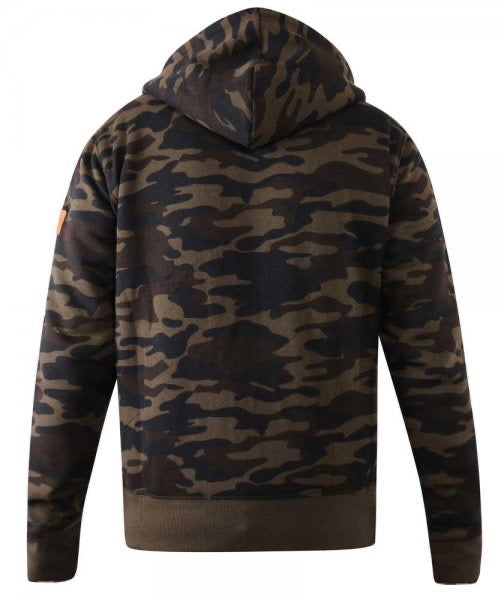 REGENT-D555 AOP Camo Zip Through Hoody