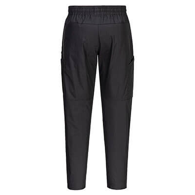 Drawstring Combat Trousers – Slim Fit Ripstop Workwear with Elastic Waist & Multiple Pockets-KX345