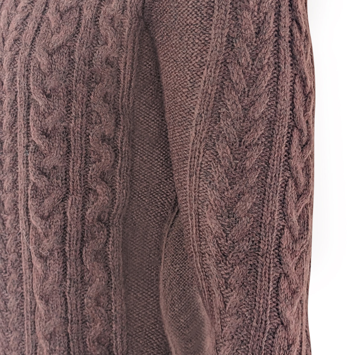 ONZIZO Men's Cable Knit Ajra Jumper - Crew Neck Pullover