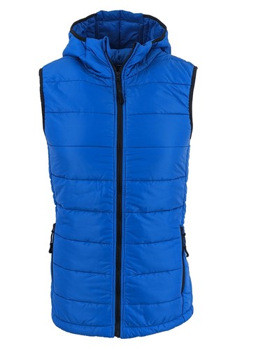 Men's Sleeveless HOODED GILET Bodywarmer Puffer Straight-lined quilted Gilet