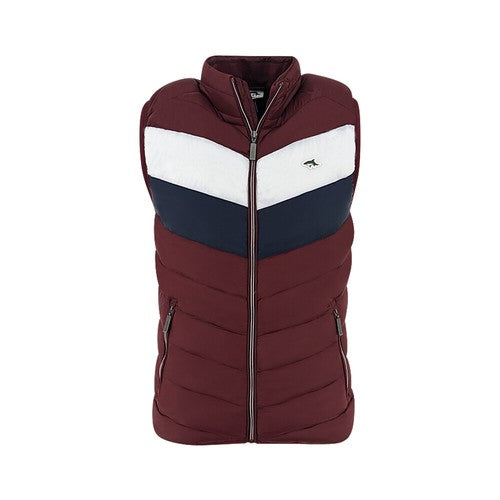 ONZIZO Three Toned Contrast padded Bodywarmer Men's Gilet with logo