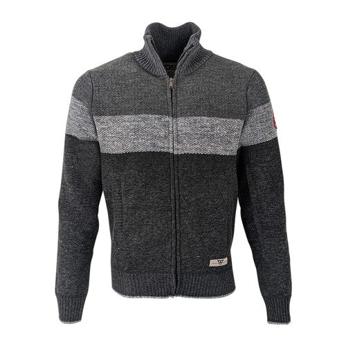 West bury d55 zip up hoodless causal cardigan