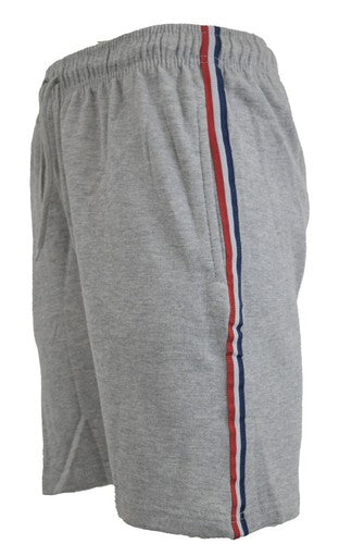 Men's Elasticated Casual Fleece Shorts Summer Wear With Open Slant Pockets