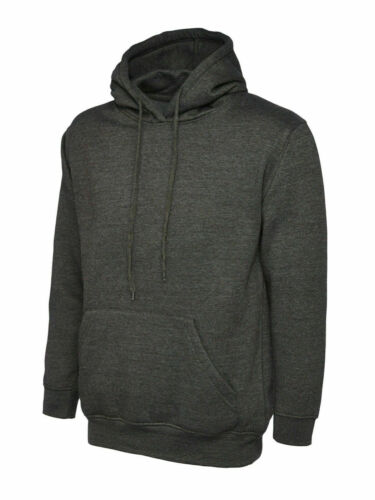 Men's plain coloured pullover hoodie