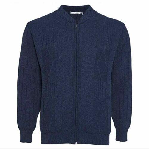 Men's Zip up Bellisimo Casual Plain Cardigan