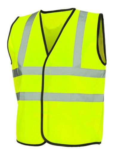 Kids High Visibility Hi Viz Safety Vest Top Hi Vis Baby Waistcoat SLOGANS/PRINTS