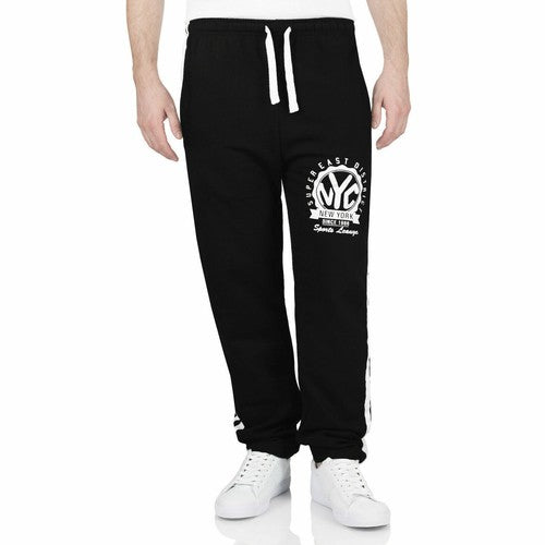 Men's Open Hem Joggers NYC Side Stripe Jogger