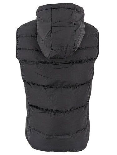 Hooded Premium Casual Wear Bodywarmer Straight lined Gilet  With zip pockets