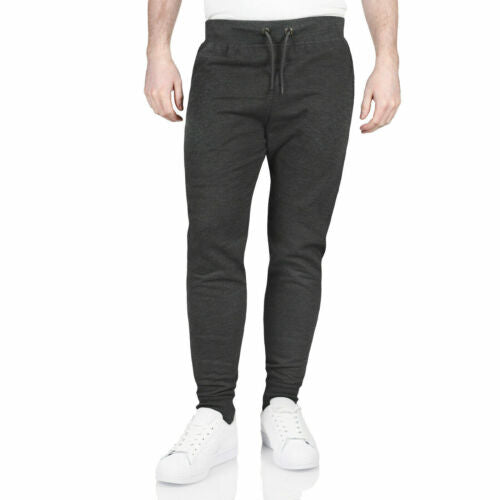 Men's Slim fit Jogging Bottoms with Zip Pockets Skinny Jogger