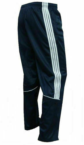 Men's Silky Plain Bottoms Open Hem Jogging Casual Sports Gym Wear