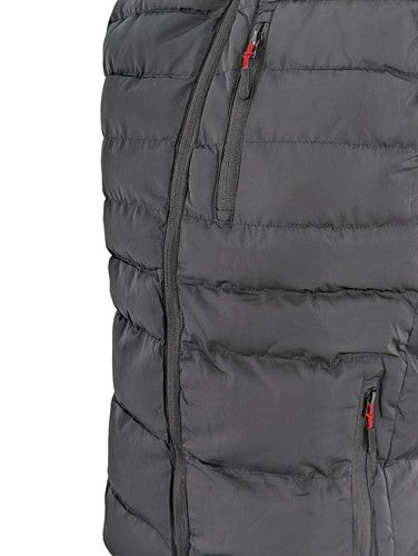Hooded Premium Casual Wear Bodywarmer Straight lined Gilet  With zip pockets