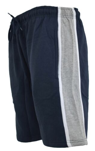 Men's Elasticated Casual Fleece Shorts Summer Wear With Open Slant Pockets