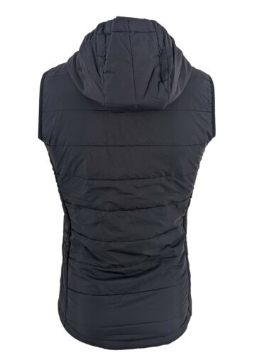 Men's Sleeveless HOODED GILET Bodywarmer Puffer Straight-lined quilted Gilet