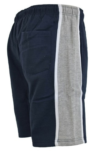 Men's Elasticated Casual Fleece Shorts Summer Wear With Open Slant Pockets