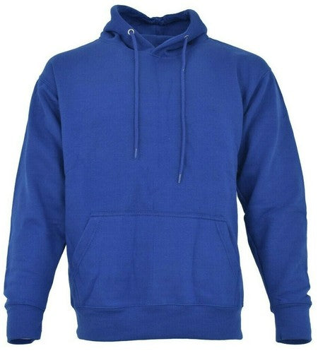 Men's plain coloured pullover hoodie