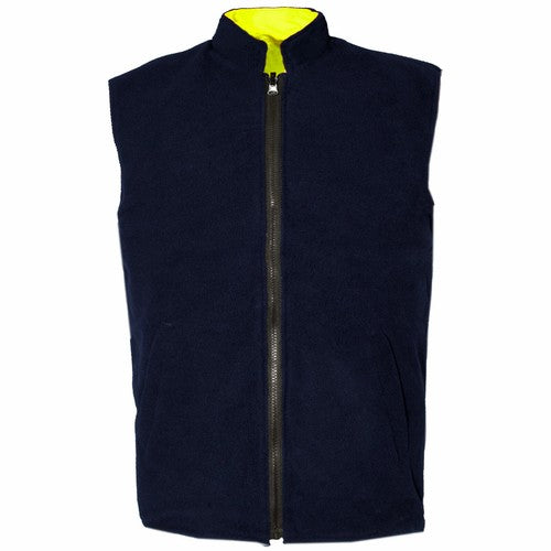 Men's premium HI-VIZ Gillet reversible waterproof work wear