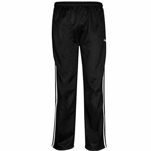 Men's Silky Striped Logo Plain Bottoms Trousers Pants Jogging Casual Sports Gym