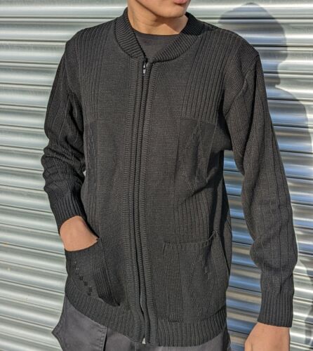 Men's Zip up Bellisimo Casual Plain Cardigan