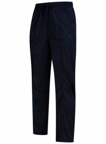 Men's Silky Plain Bottoms Open Hem Jogging Casual Sports Gym Wear