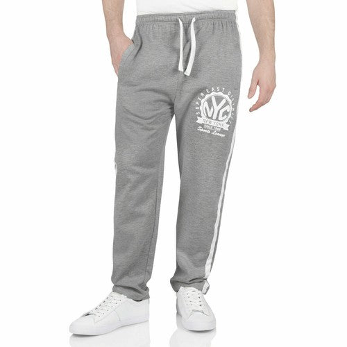 Men's Open Hem Joggers NYC Side Stripe Jogger