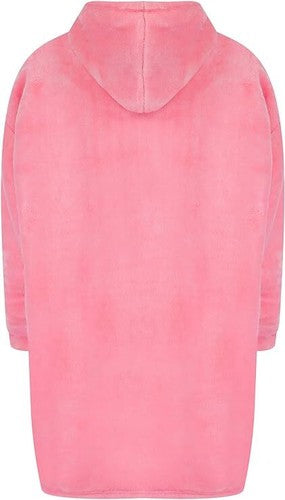 Tokyo Laundry Women's Men's Unisex Snuggle Fleece Oversized Hooded Blanket