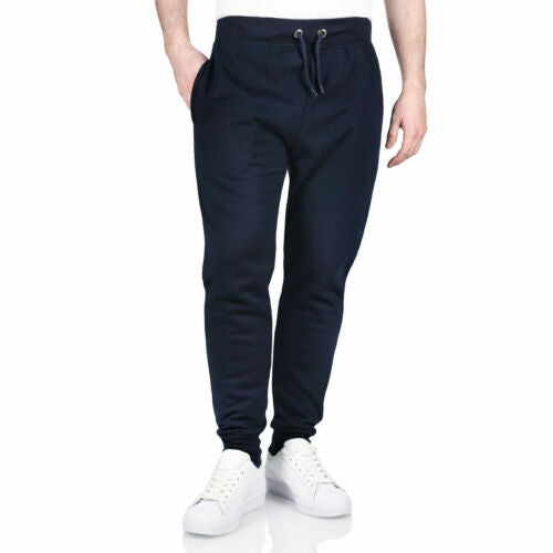 Men's Slim fit Jogging Bottoms with Zip Pockets Skinny Jogger