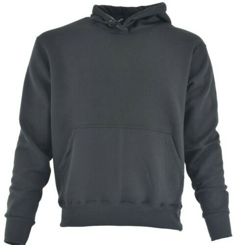 Men's plain coloured pullover hoodie