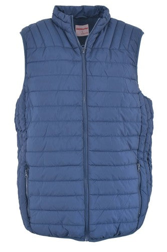 Padded Hoodless HardEdge Straight & Fleece lined Bodywarmer Gilet