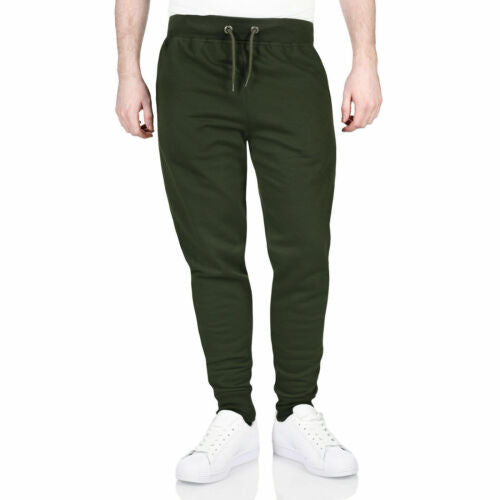 Men's Slim fit Jogging Bottoms with Zip Pockets Skinny Jogger