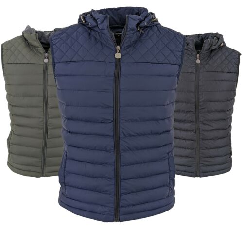 Among Straight lined Quilted padded Bodywarmers Gilets