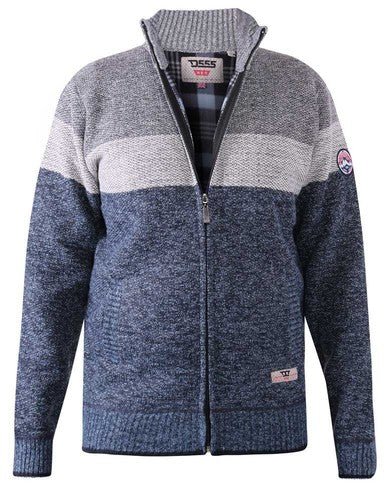 West bury d55 zip up hoodless causal cardigan